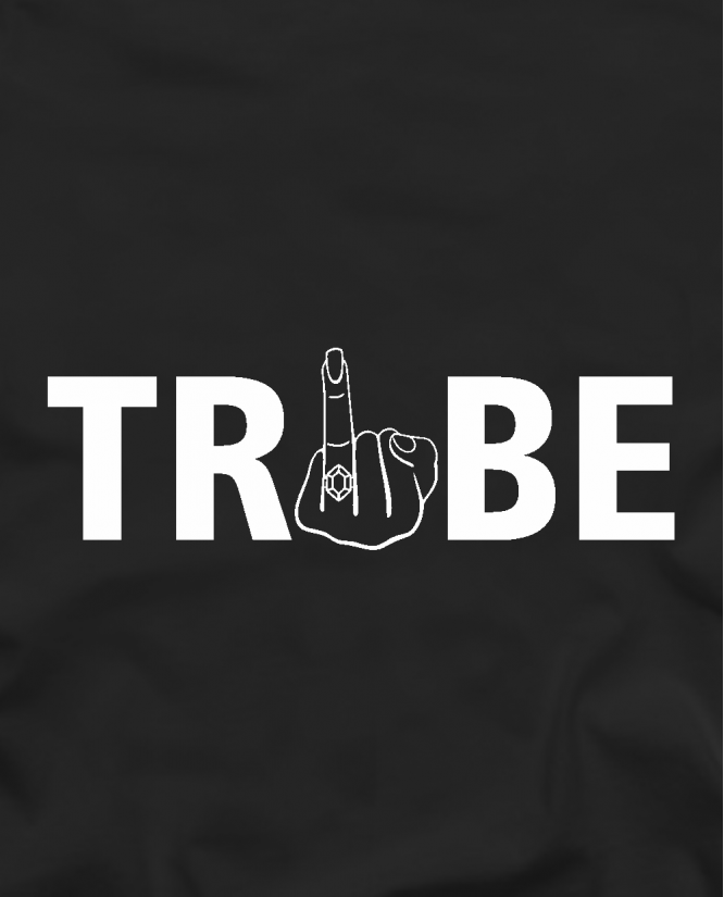 Marškinėliai mergvakariui Tribe finger